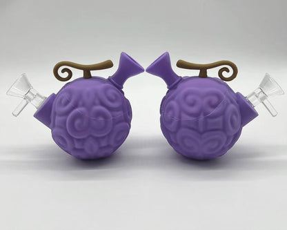 Devil Fruit-Inspired Silicone Water Pipes - Easy To Clean & Durable, fun Devils Fruit Shape, Anime Inspired