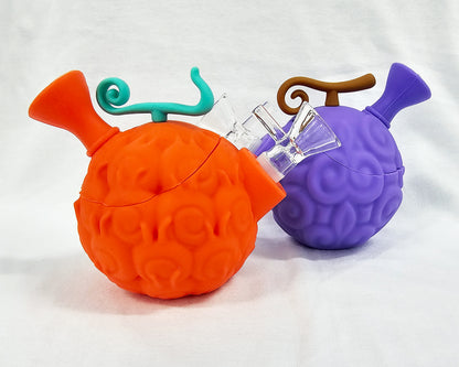 Devil Fruit-Inspired Silicone Water Pipes - Easy To Clean & Durable, fun Devils Fruit Shape, Anime Inspired